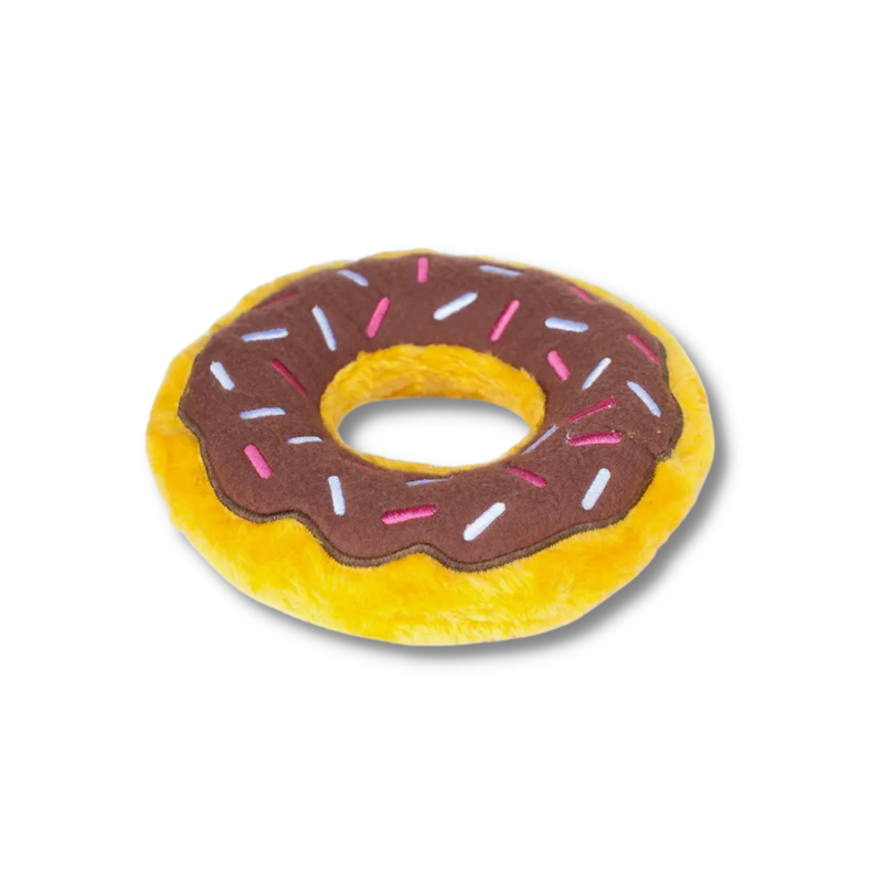 Donut Chocolat - Peluche pour chiens Zippypaws