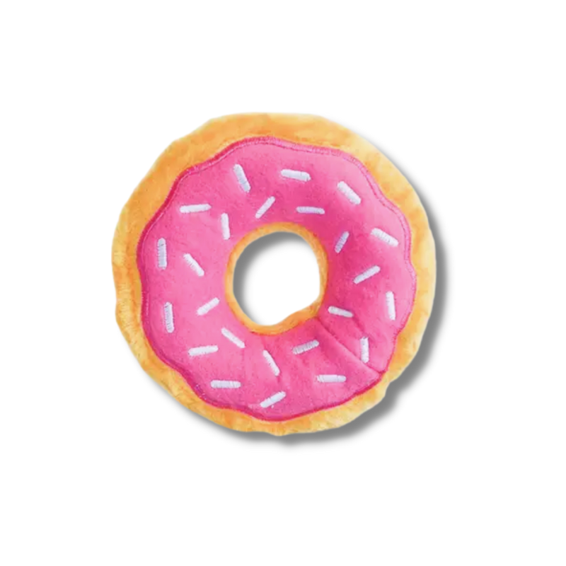Donut Strawberry Jumbo - Peluche pour chiens Zippypaws
