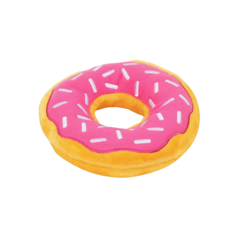 Donut Strawberry Jumbo - Peluche pour chiens Zippypaws