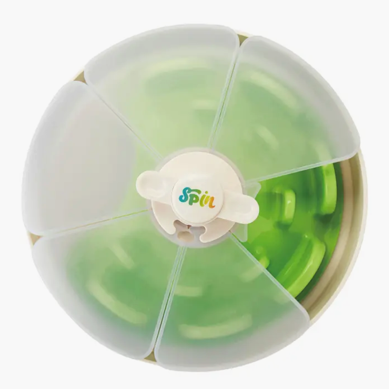 Gamelle interactive pour chiens SPIN Ufo avec couvercle Twister - niveau difficile