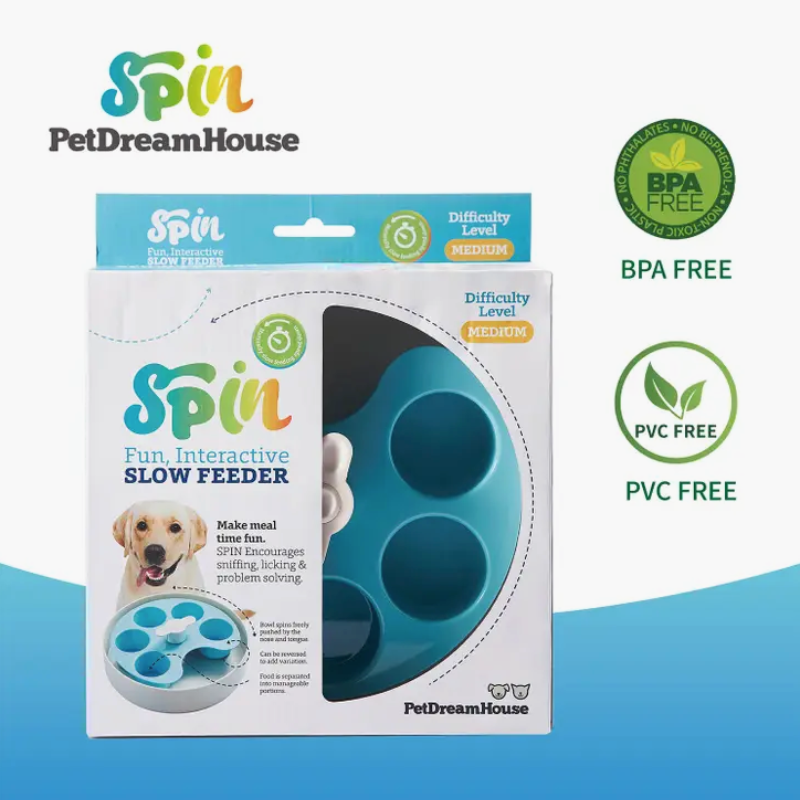 Gamelle interactive pour chiens SPIN Palette - niveau moyen