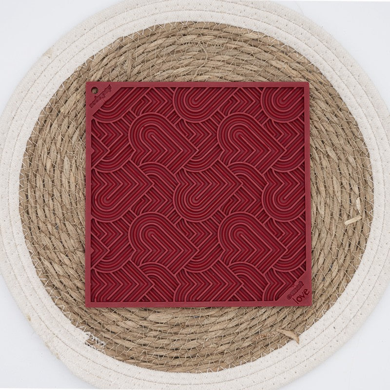 Tapis de Léchage Coeur pour chiens - Sodapup