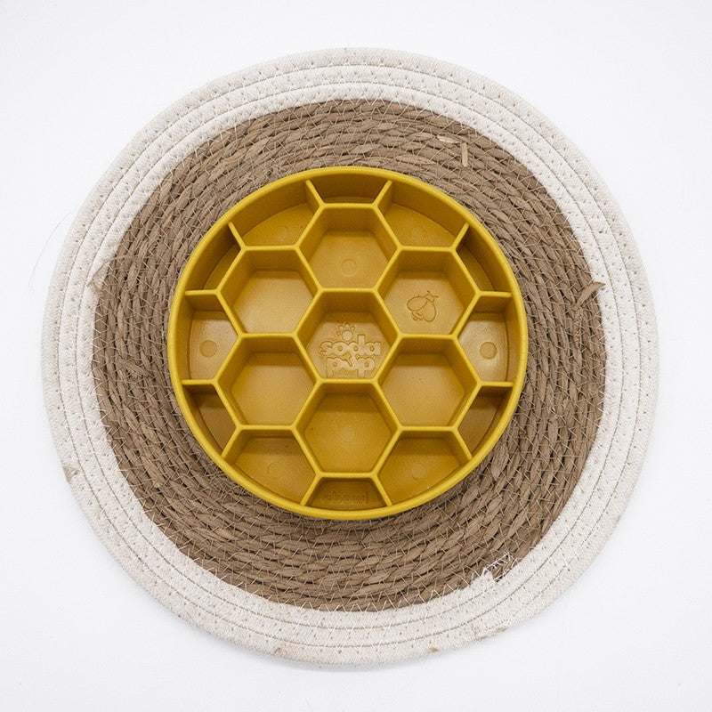 Gamelle anti-glouton Nid d'abeille pour chiens Sodapup