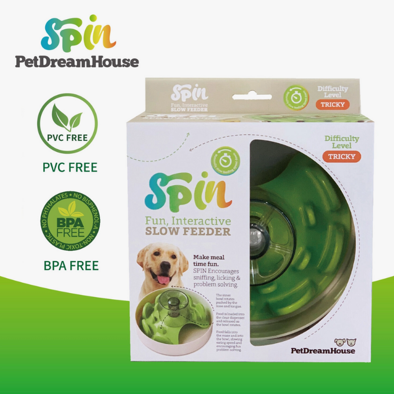 Gamelle interactive pour chiens SPIN Ufo Maze avec distributeur - niveau difficile
