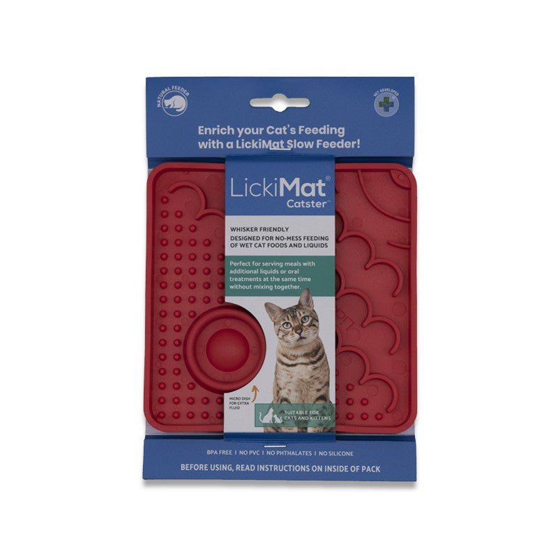 Lickimat Catster - Tapis de léchage pour chats