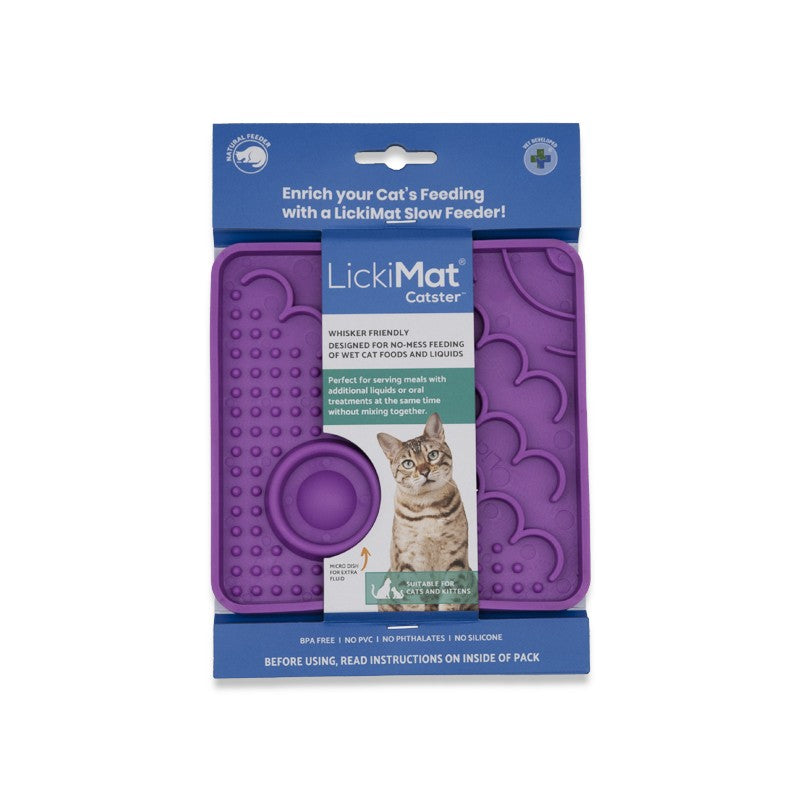 Lickimat Catster - Tapis de léchage pour chats