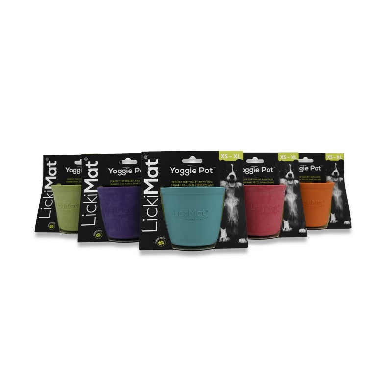 Lickimat Yoggie Pot - Jouet à garnir pour chiens