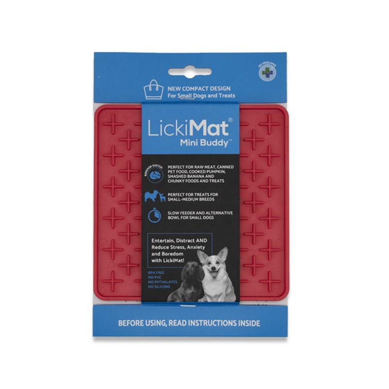 LickiMat Buddy Mini - Tapis de léchage pour chiens et chats