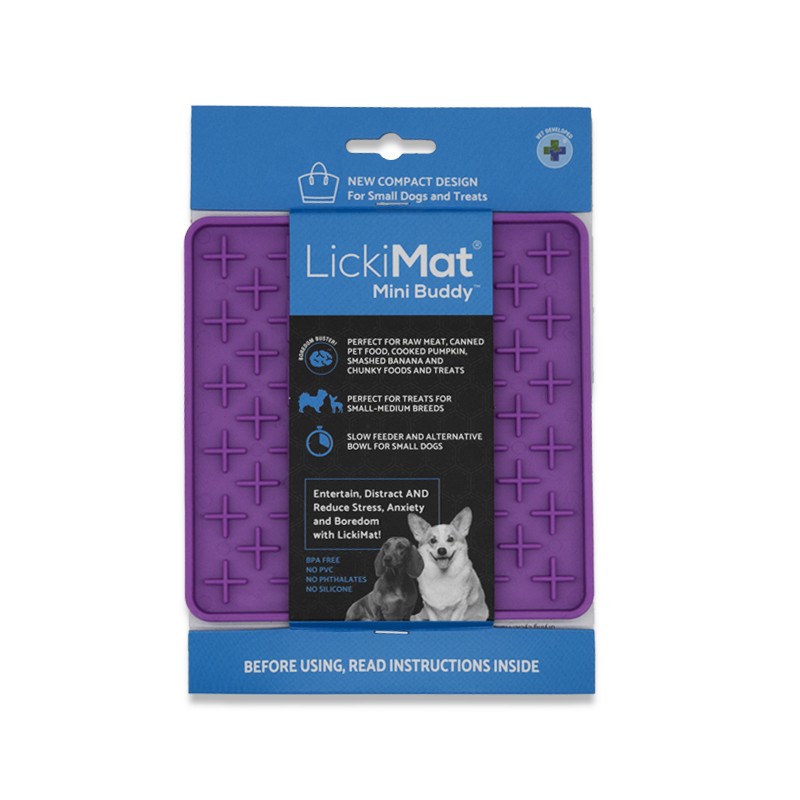 LickiMat Buddy Mini - Tapis de léchage pour chiens et chats