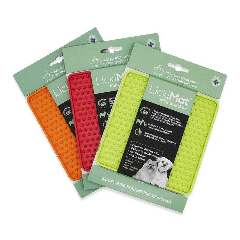 LickiMat Soother Mini - Tapis de léchage pour chiens et chats