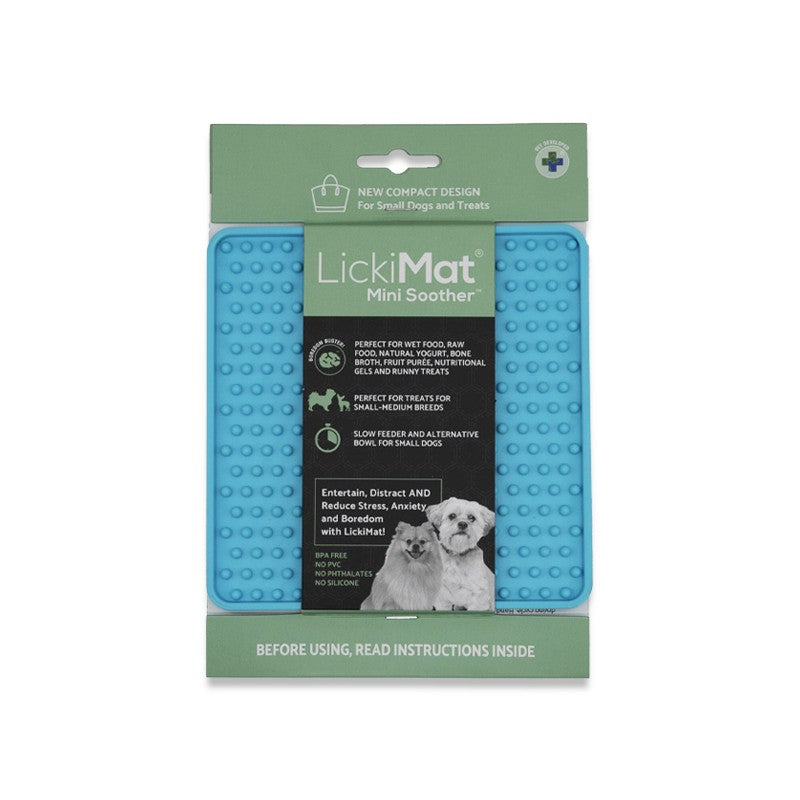 LickiMat Soother Mini - Tapis de léchage pour chiens et chats