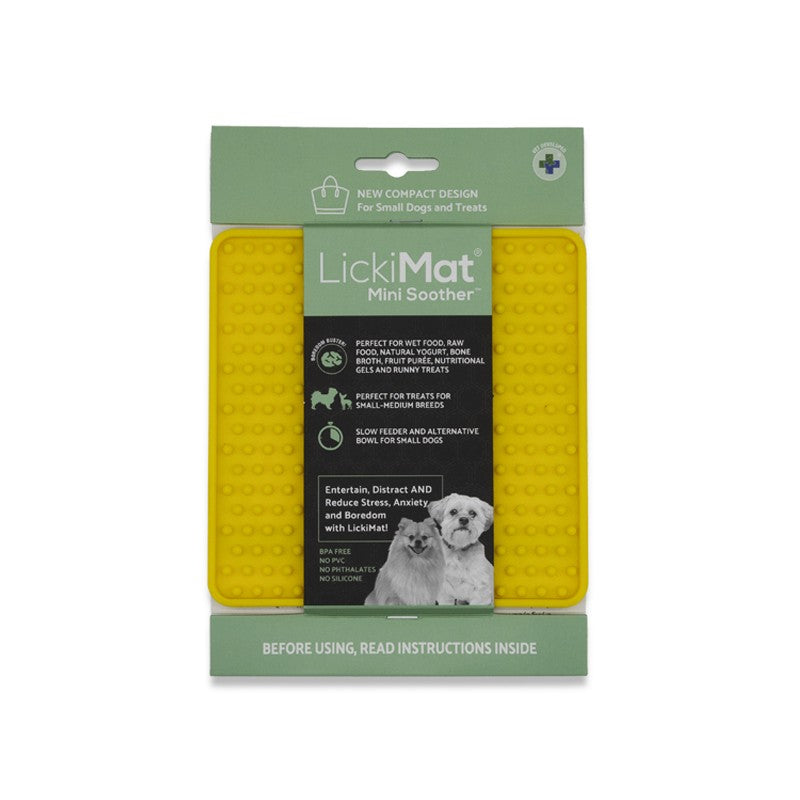 LickiMat Soother Mini - Tapis de léchage pour chiens et chats