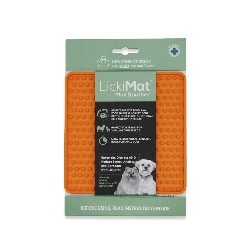 LickiMat Soother Mini - Tapis de léchage pour chiens et chats