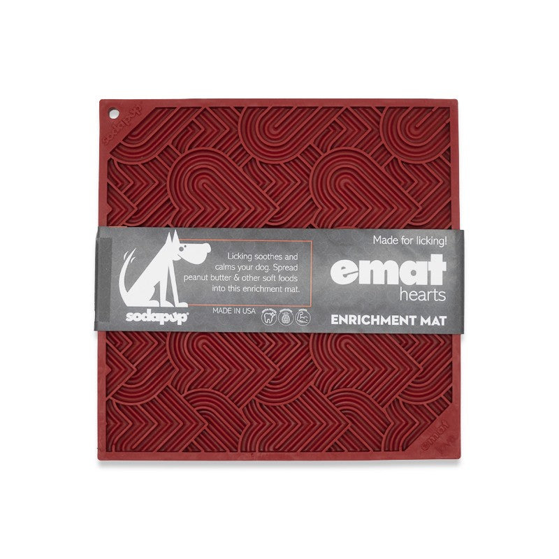 Tapis de Léchage Coeur pour chiens - Sodapup