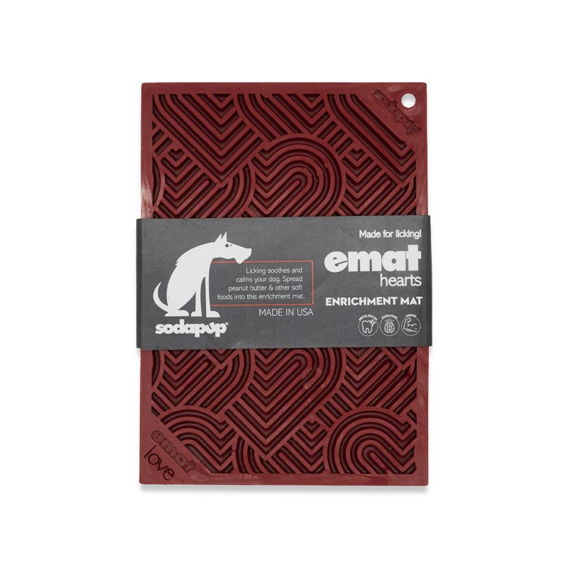 Tapis de Léchage Coeur pour chiens - Sodapup