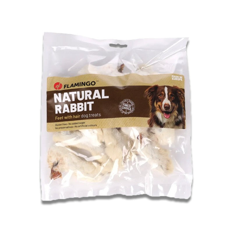 Pattes de lapin - friandise de mastication pour chiens
