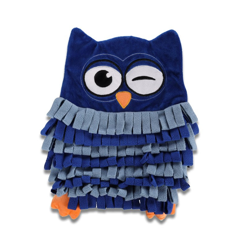 Tapis de fouille Plinkie Hibou pour chiens et chats - Flamingo