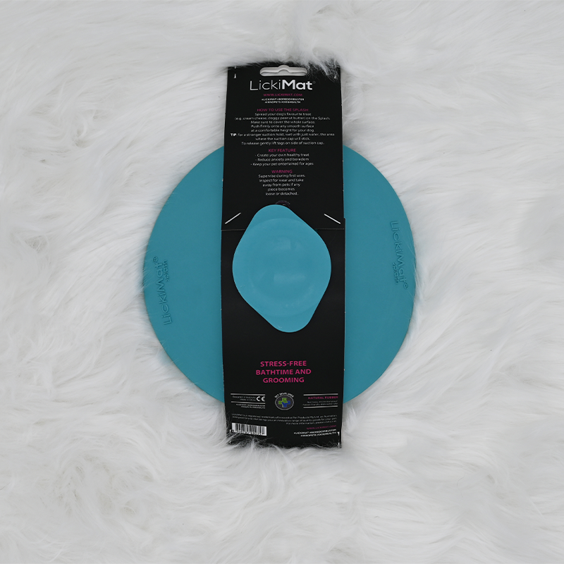 LickiMat Splash - Tapis de léchage pour chiens avec ventouse