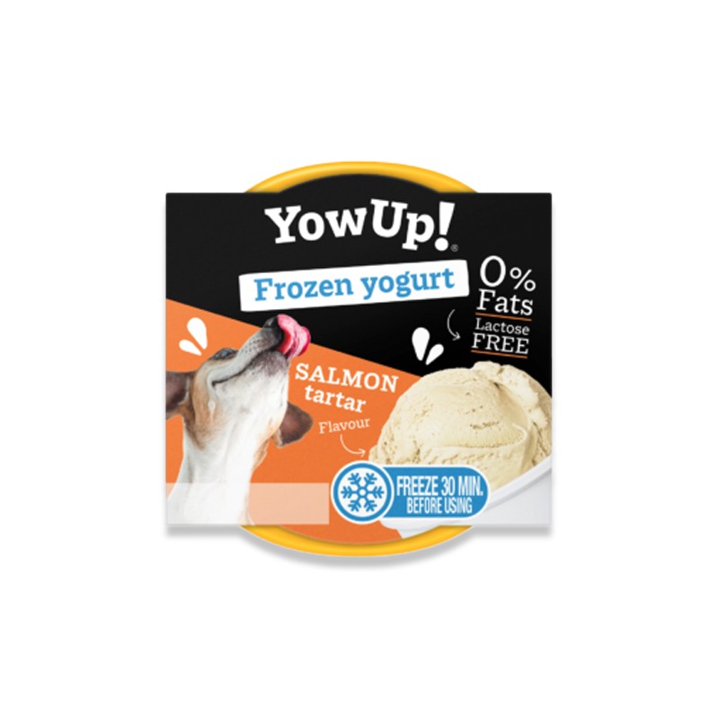 Yaourt glacé pour chiens - Tartare de saumon - Yow Up