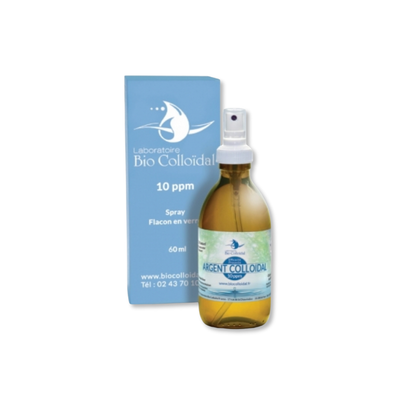 Spray Argent colloïdal 10 ppm - Biocolloïdal 60ml