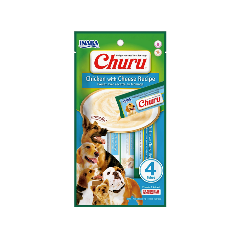 Churu – Friandises à lécher pour chien au poulet et fromage