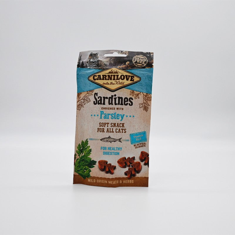 Carnilove Soft Snack - Sardines et Persil friandises semi-humides pour chats