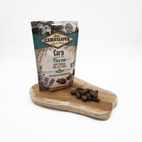 Carnilove  Soft Snack - Carpe et Thym friandises semi-humides pour chiens