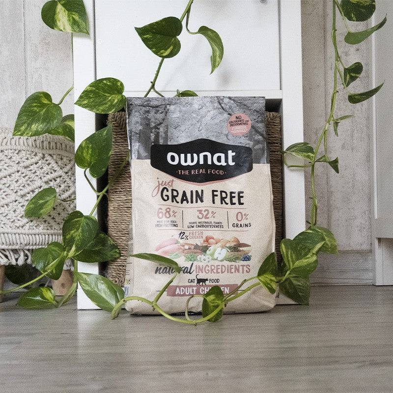 OWNAT - Just Grain Free Adult sans céréales au poulet pour chats adultes