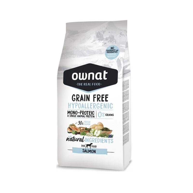 OWNAT - Hypoallergenic Saumon sans céréales pour chiens adultes sensibles
