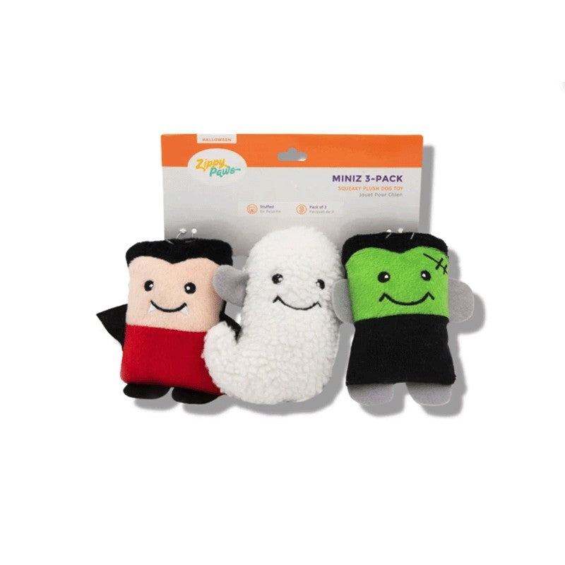 Les Miniz d'Halloween - peluches pour petits chiens et peluches de flair Zippypaws
