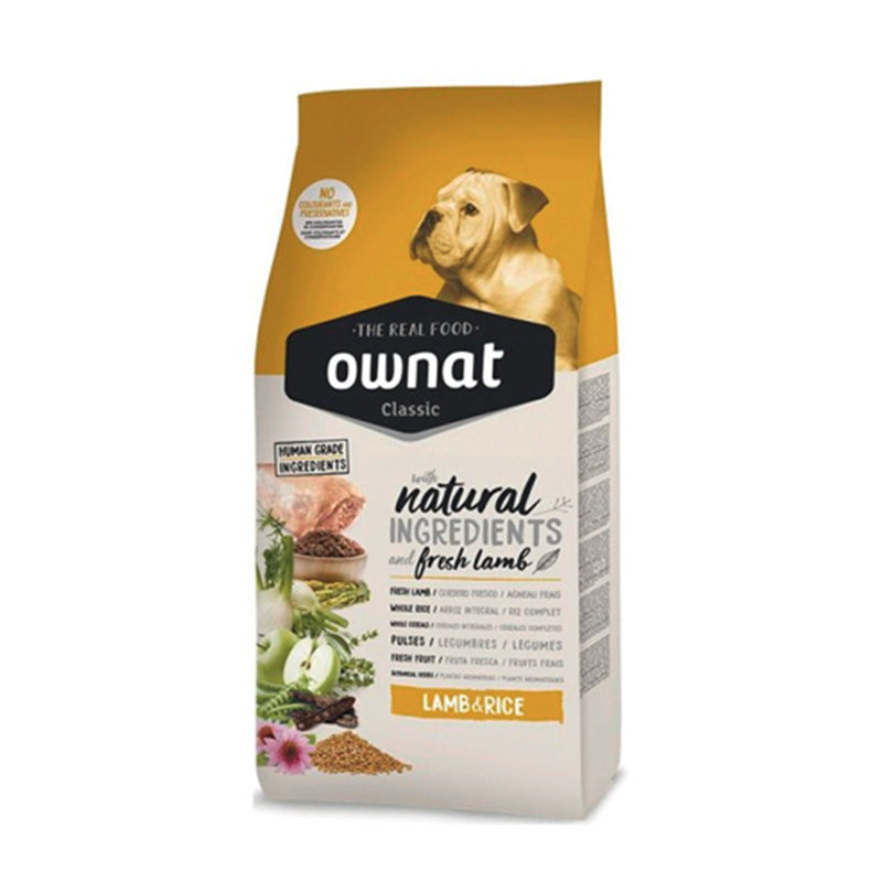 OWNAT - Classic Lamb and Rice pour chiens adultes à l'agneau et riz
